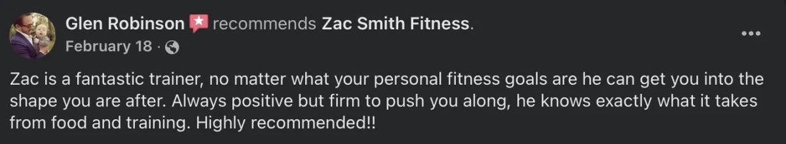 Client review from Glen Robinson