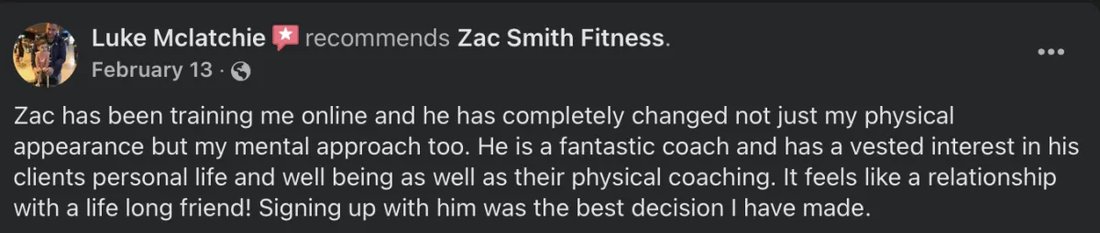 Client review from Luke Mclatchie